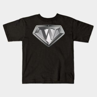 Steel Plated Diamond Shaped W Kids T-Shirt